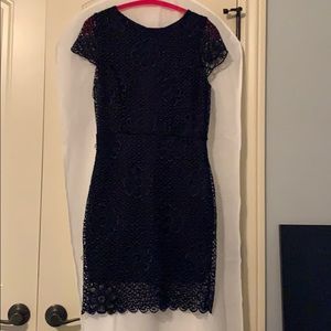 Navy blue cocktail dress